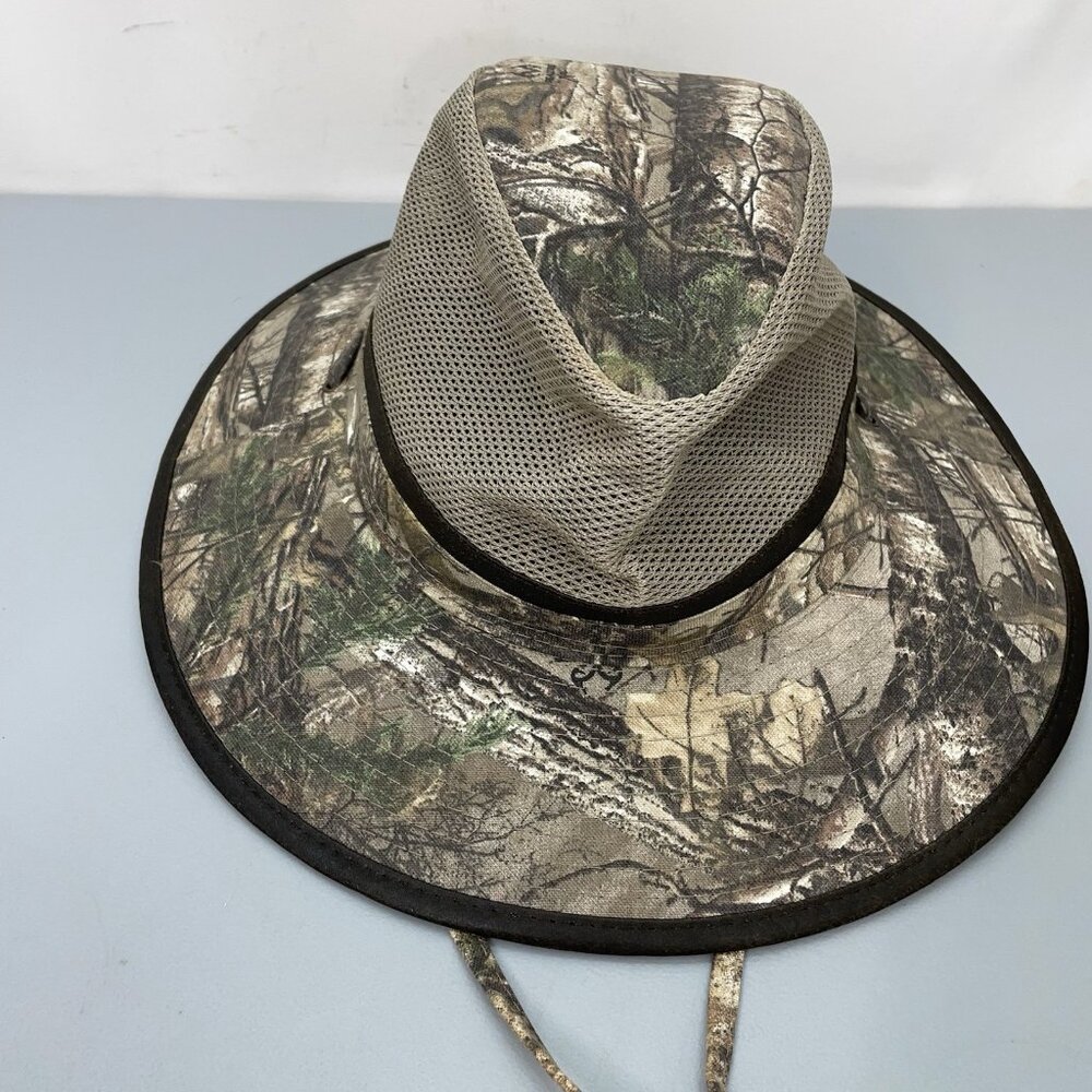 Dorfman Pacific Co Safari Camo Hat DPC Vented Wide Brim Hunting Fishing Outdoor - Picture 3 of 12